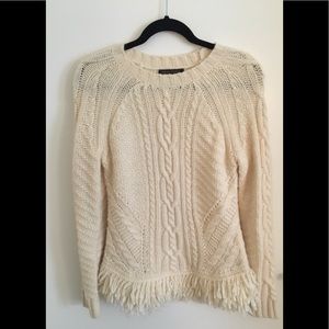 Banana Republic Fringe Sweater